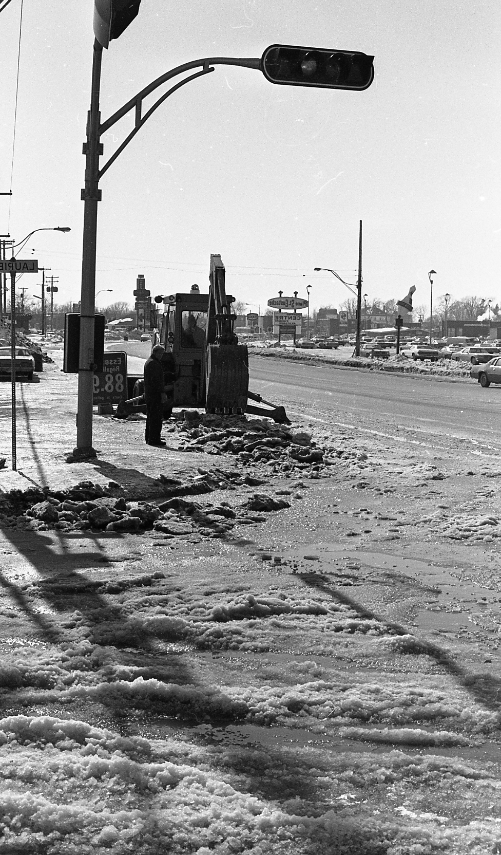 Boulevard Arthur-Sauvé en hiver